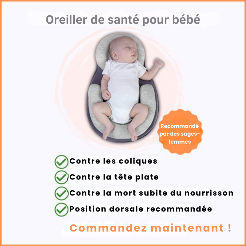 Babyqiuet- Coussin de santé pour bébé